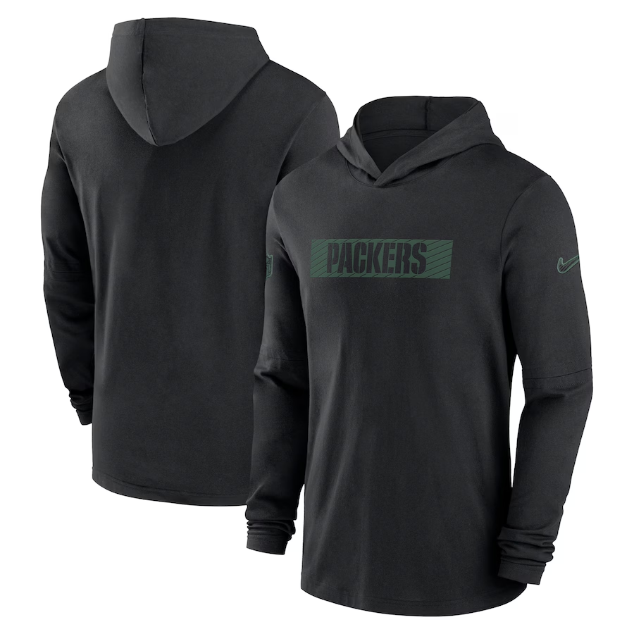 Men Green Bay Packers black 2024 Nike NFL Hoodie